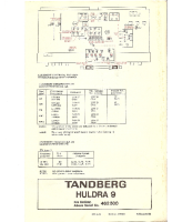 Tandberg Huldra_9 - Schematic 
